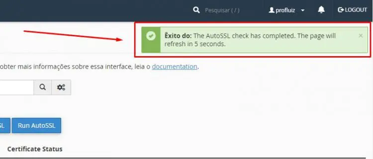 ativar SSL gratuito no cpanel
