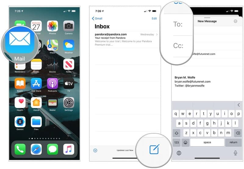 configurar e-mail no iphone