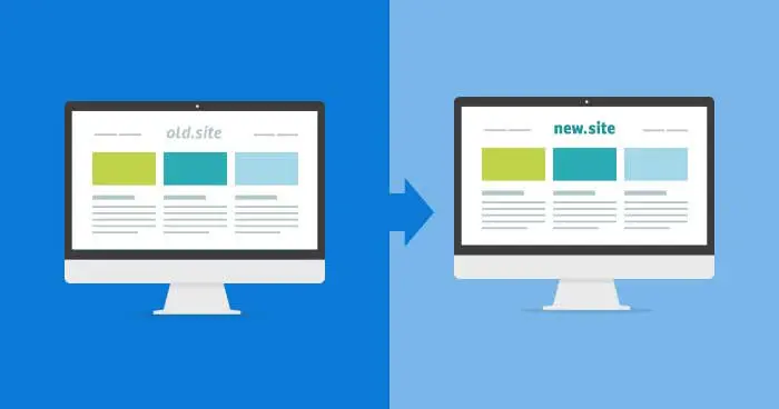 migração de site