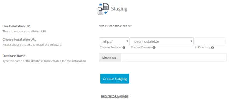 Clonar instalação Softaculous​