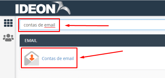 trocar senha da conta de e-mail